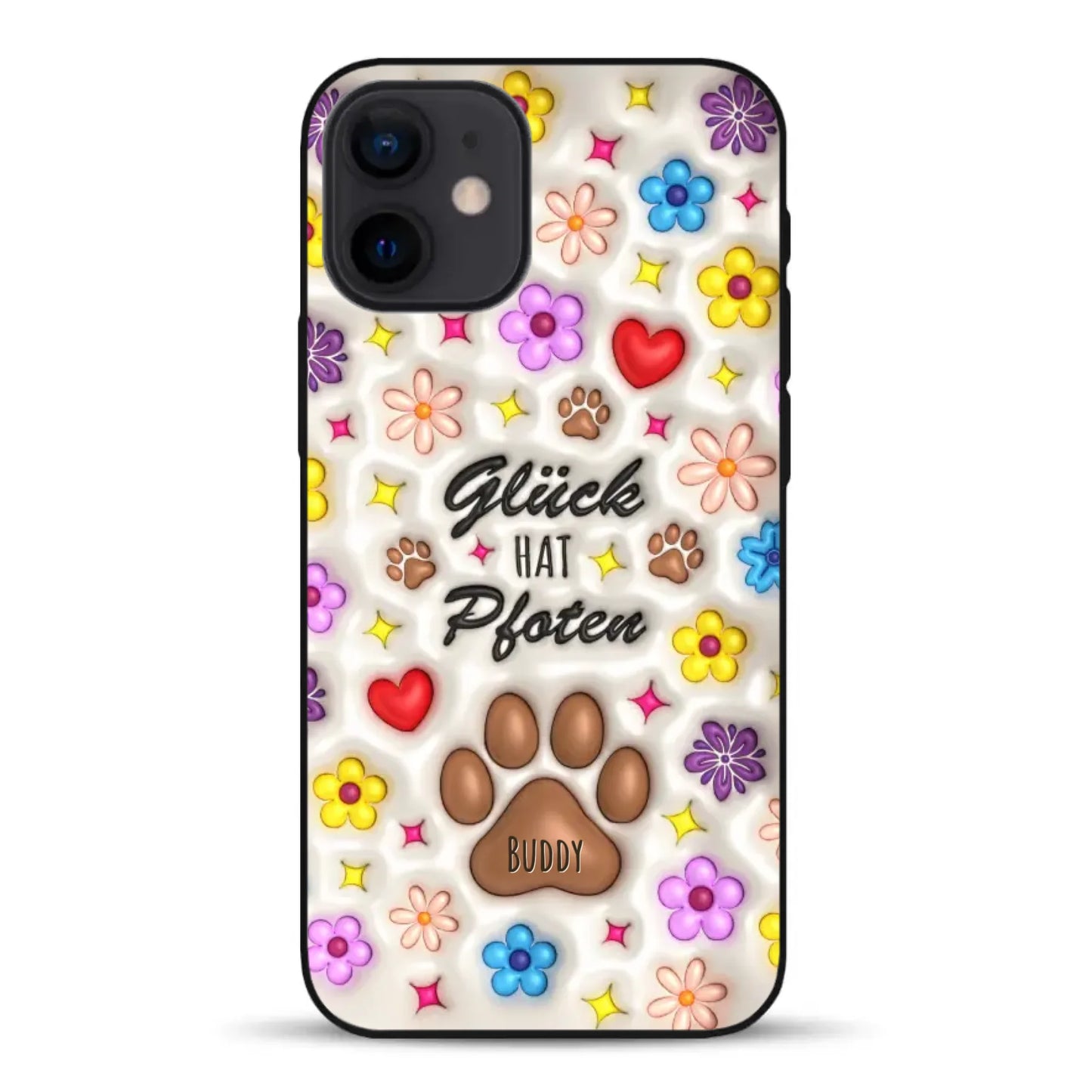 Glück hat Pfoten - Individuelle Handyhülle für iPhone