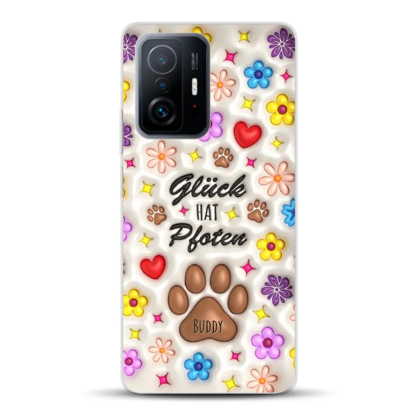 Glück hat Pfoten - Individuelle Handyhülle für Xiaomi