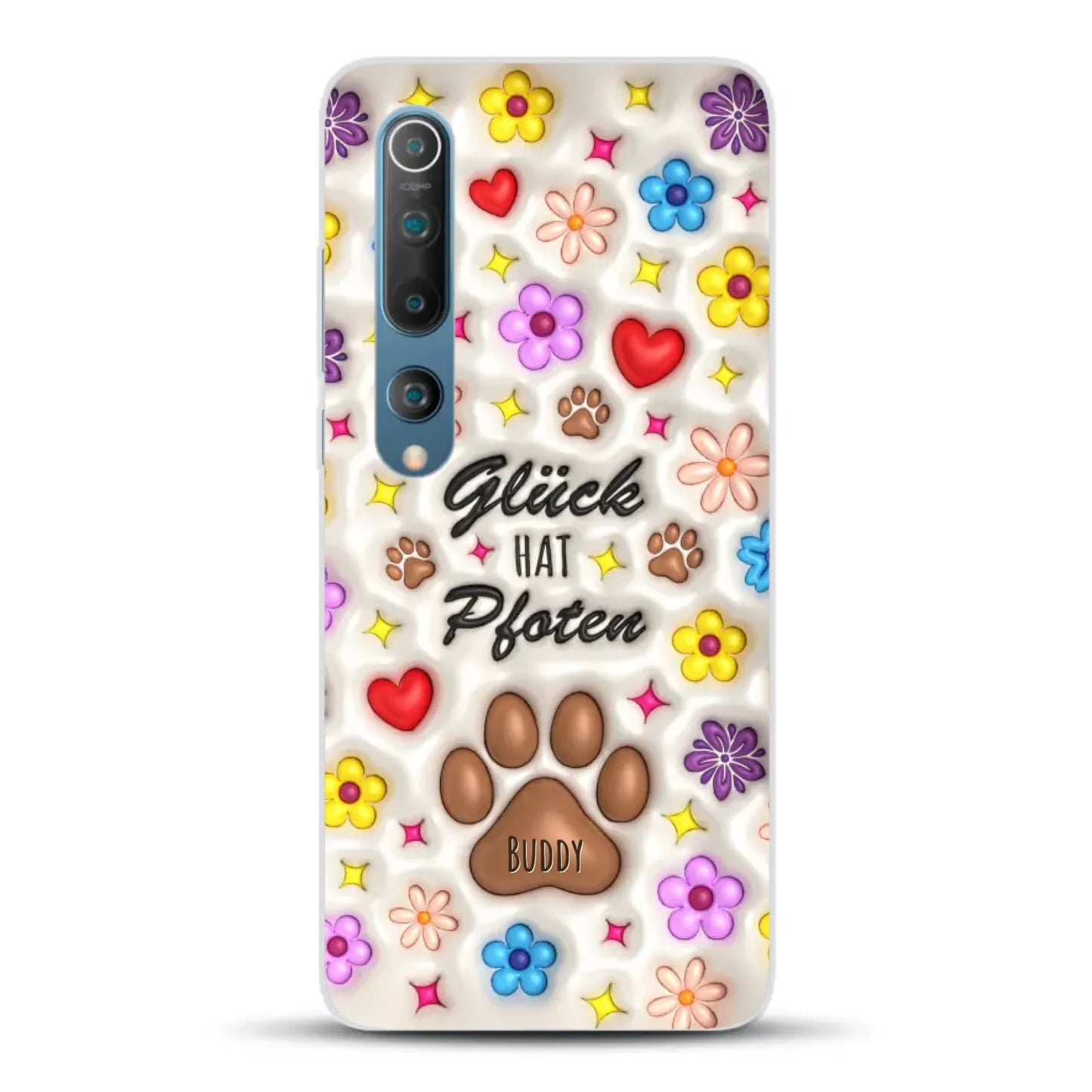 Glück hat Pfoten - Individuelle Handyhülle für Xiaomi