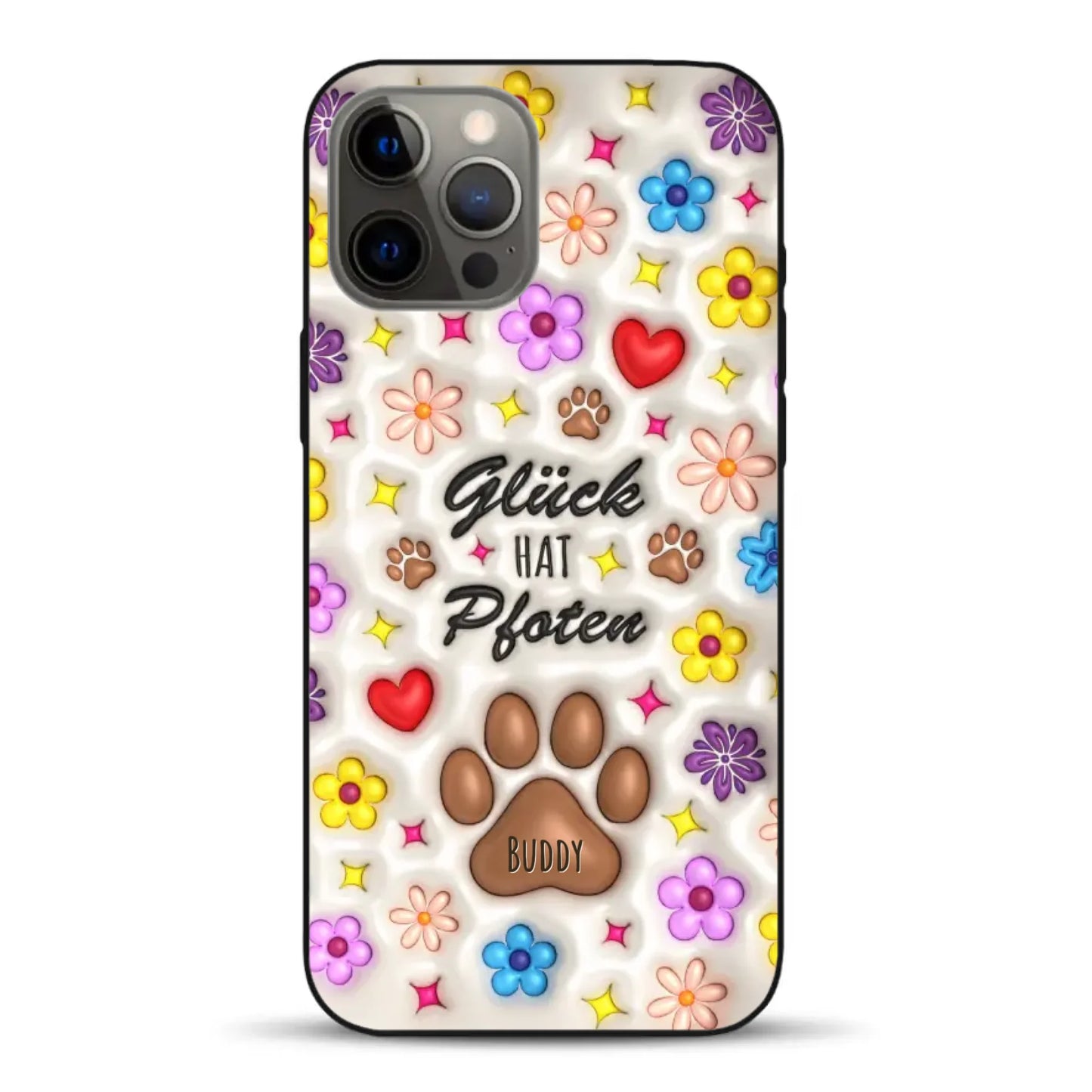 Glück hat Pfoten - Individuelle Handyhülle für iPhone