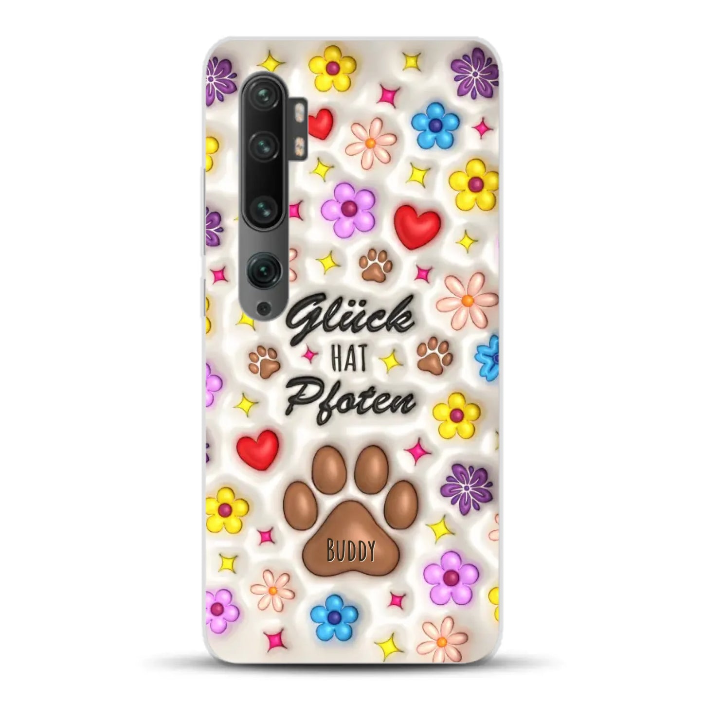 Glück hat Pfoten - Individuelle Handyhülle für Xiaomi