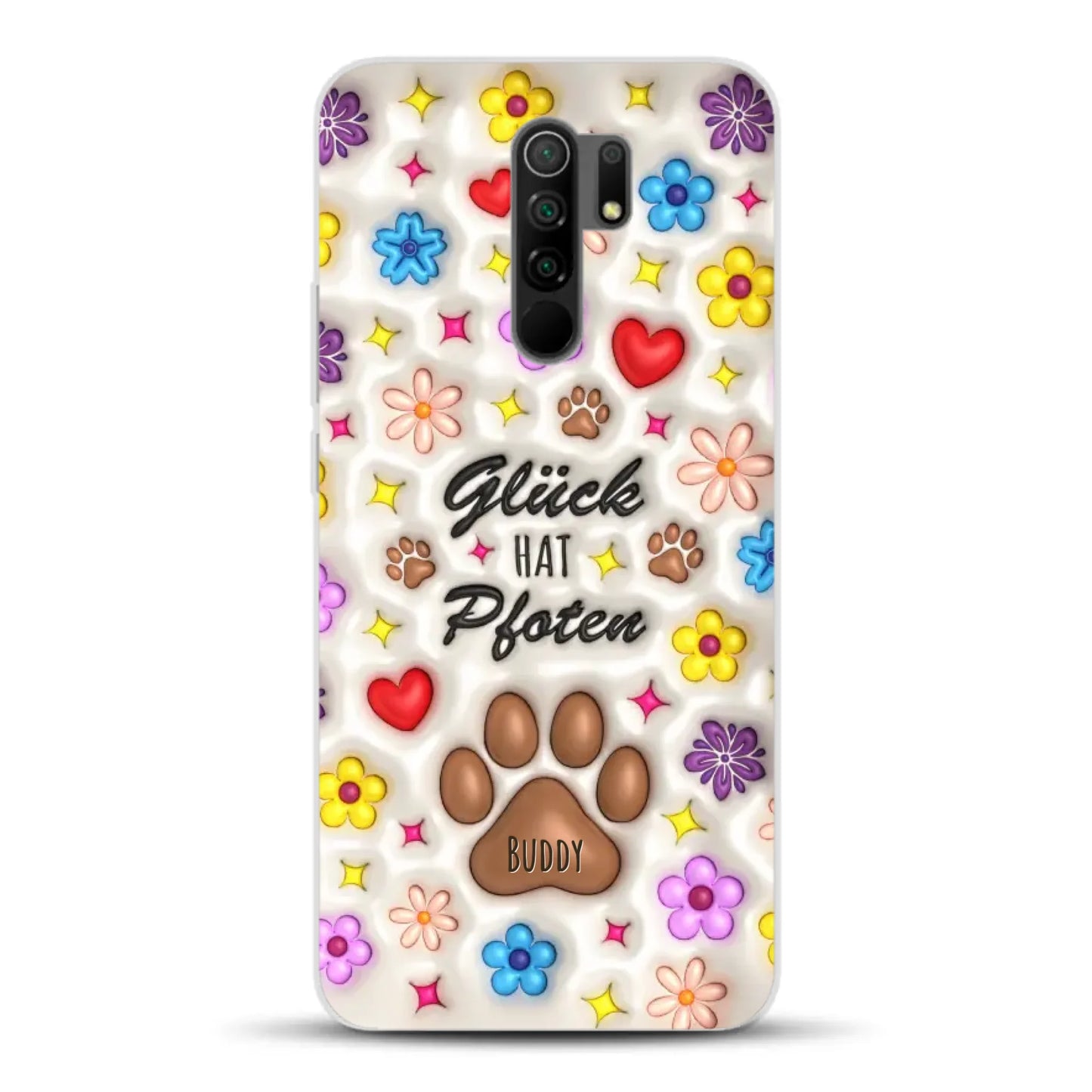 Glück hat Pfoten - Individuelle Handyhülle für Xiaomi