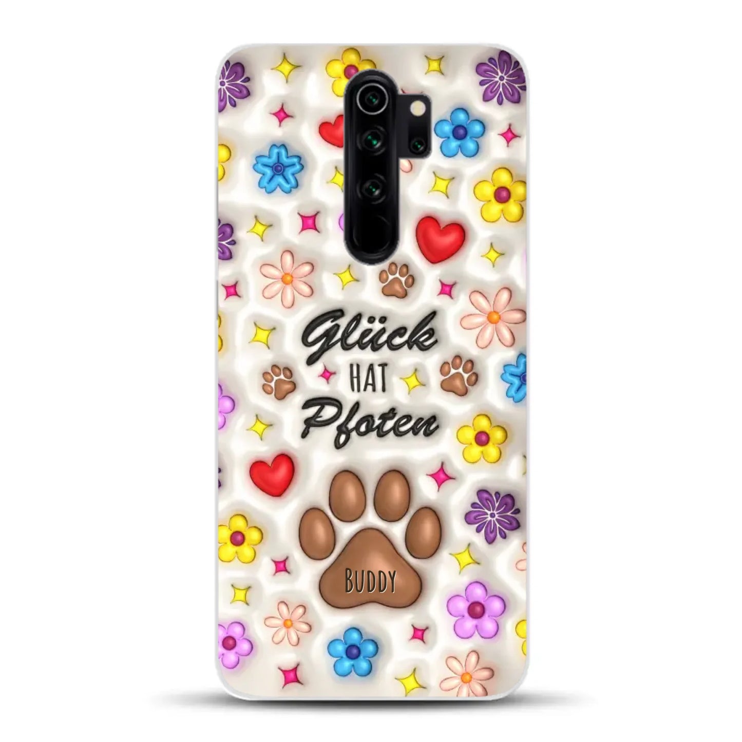 Glück hat Pfoten - Individuelle Handyhülle für Xiaomi