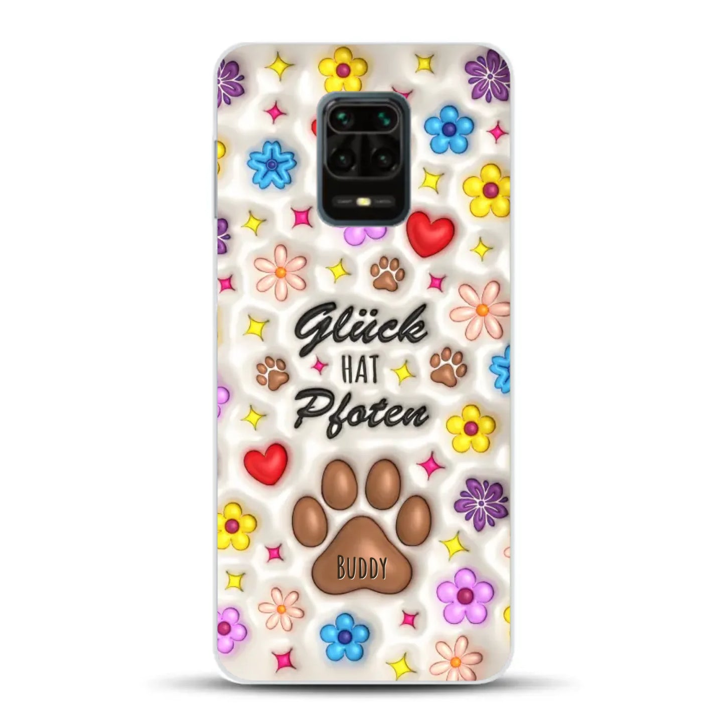 Glück hat Pfoten - Individuelle Handyhülle für Xiaomi