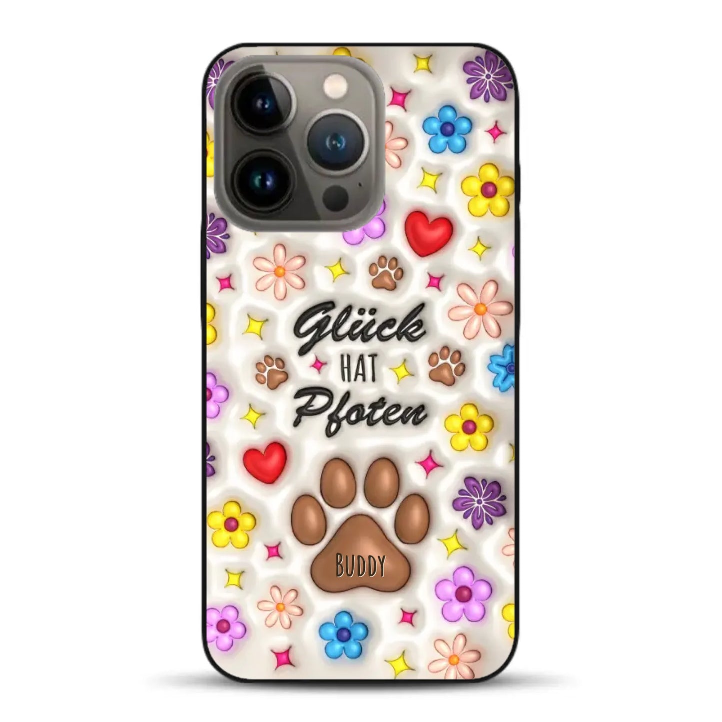 Glück hat Pfoten - Individuelle Handyhülle für iPhone
