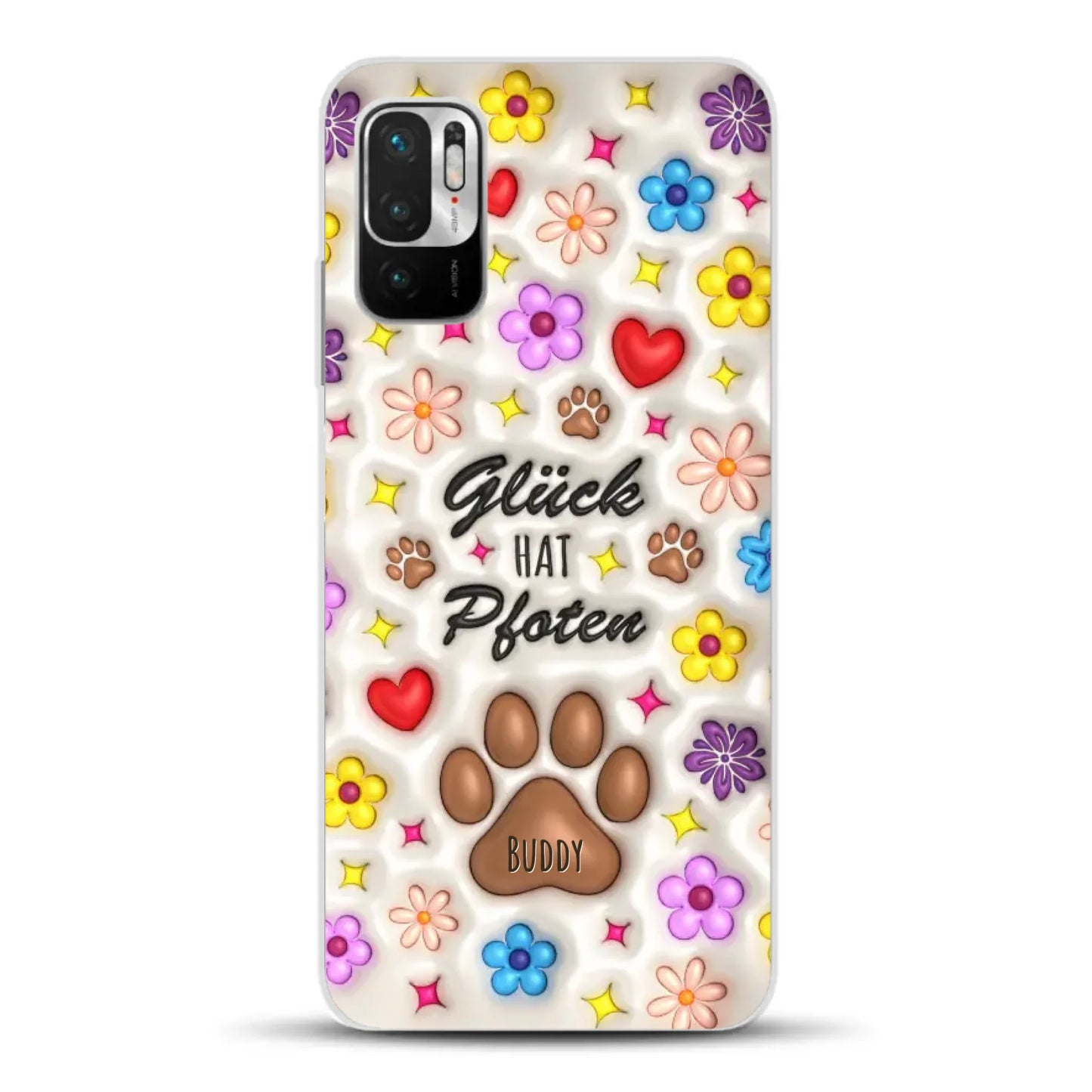 Glück hat Pfoten - Individuelle Handyhülle für Xiaomi