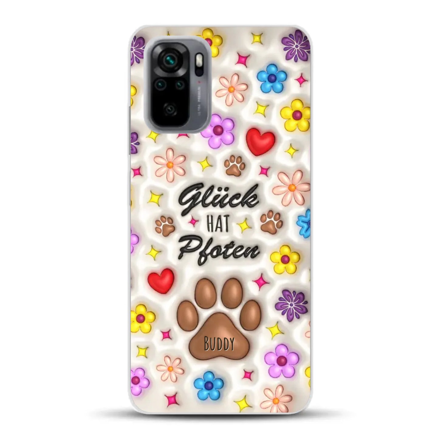 Glück hat Pfoten - Individuelle Handyhülle für Xiaomi