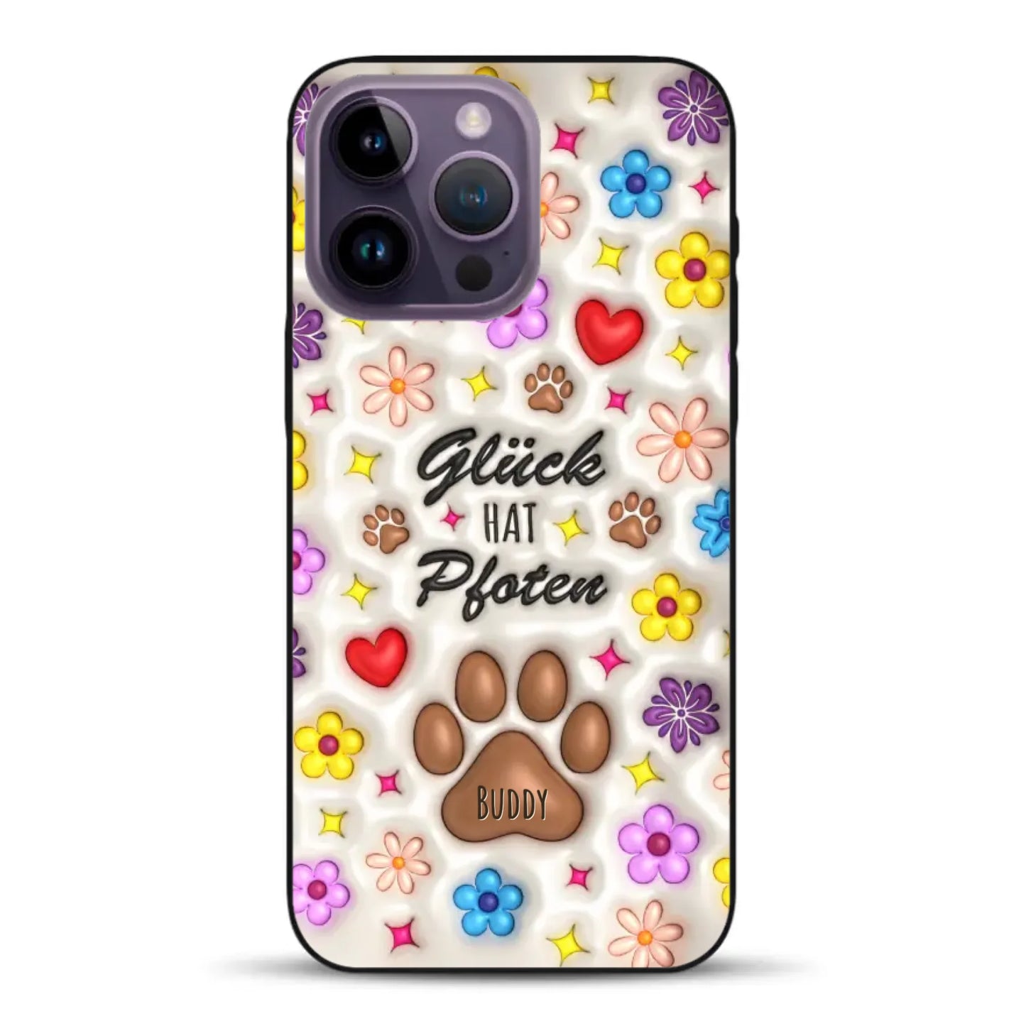 Glück hat Pfoten - Individuelle Handyhülle für iPhone