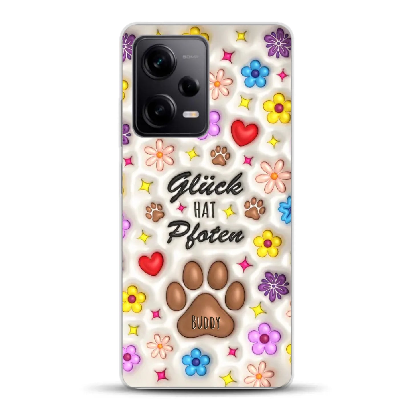 Glück hat Pfoten - Individuelle Handyhülle für Xiaomi