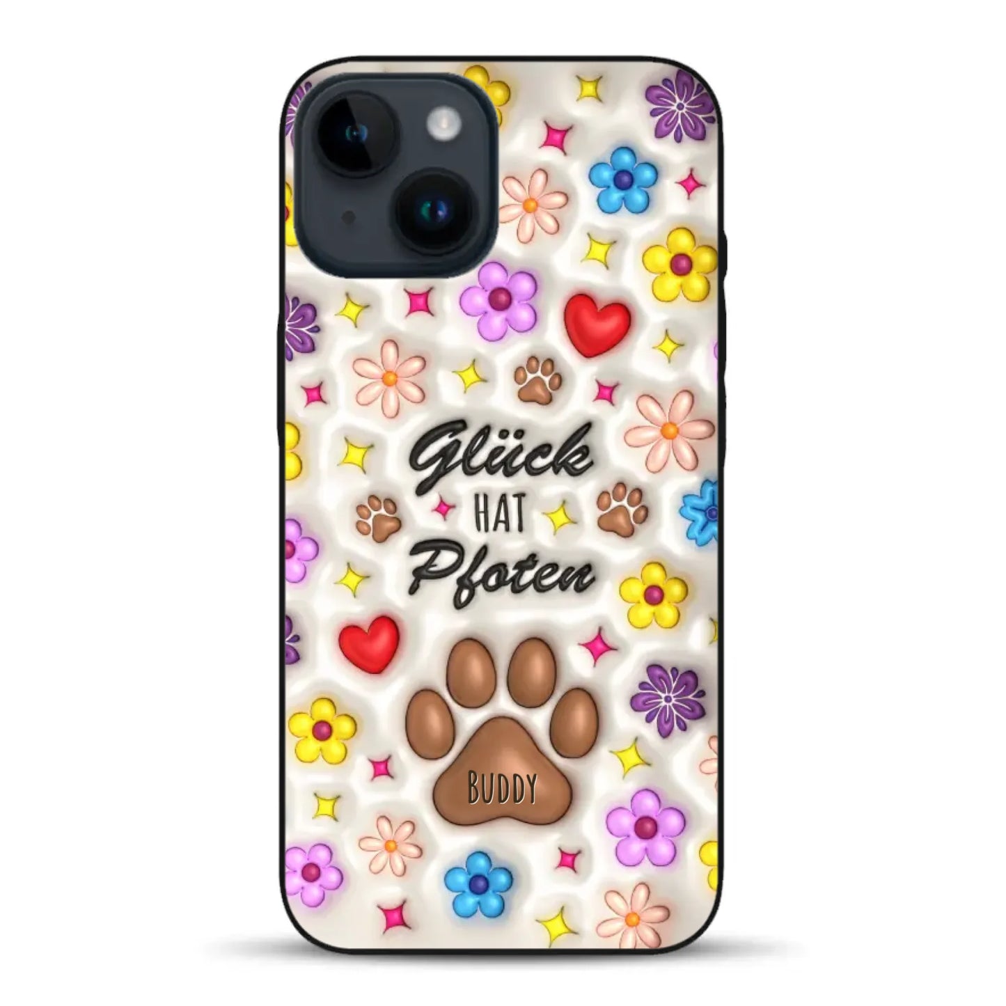 Glück hat Pfoten - Individuelle Handyhülle für iPhone