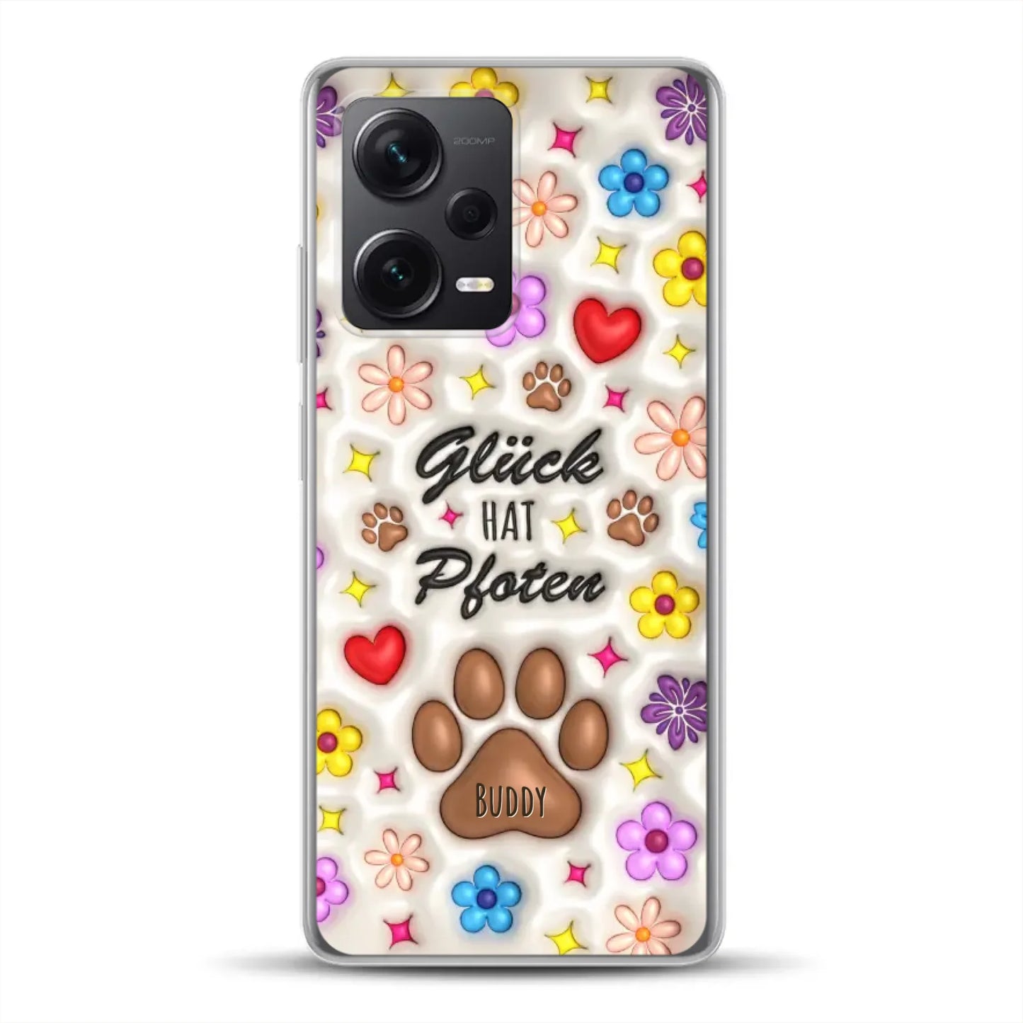 Glück hat Pfoten - Individuelle Handyhülle für Xiaomi