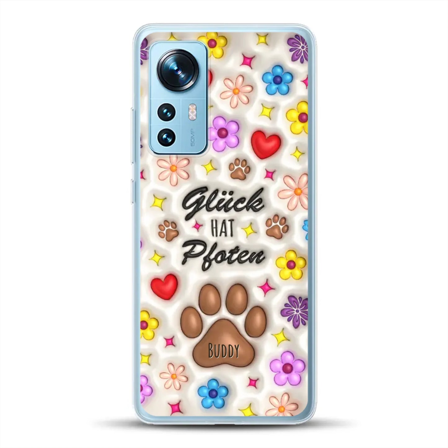 Glück hat Pfoten - Individuelle Handyhülle für Xiaomi