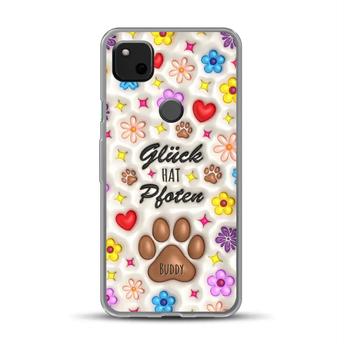 Glück hat Pfoten - Individuelle Handyhülle für Google