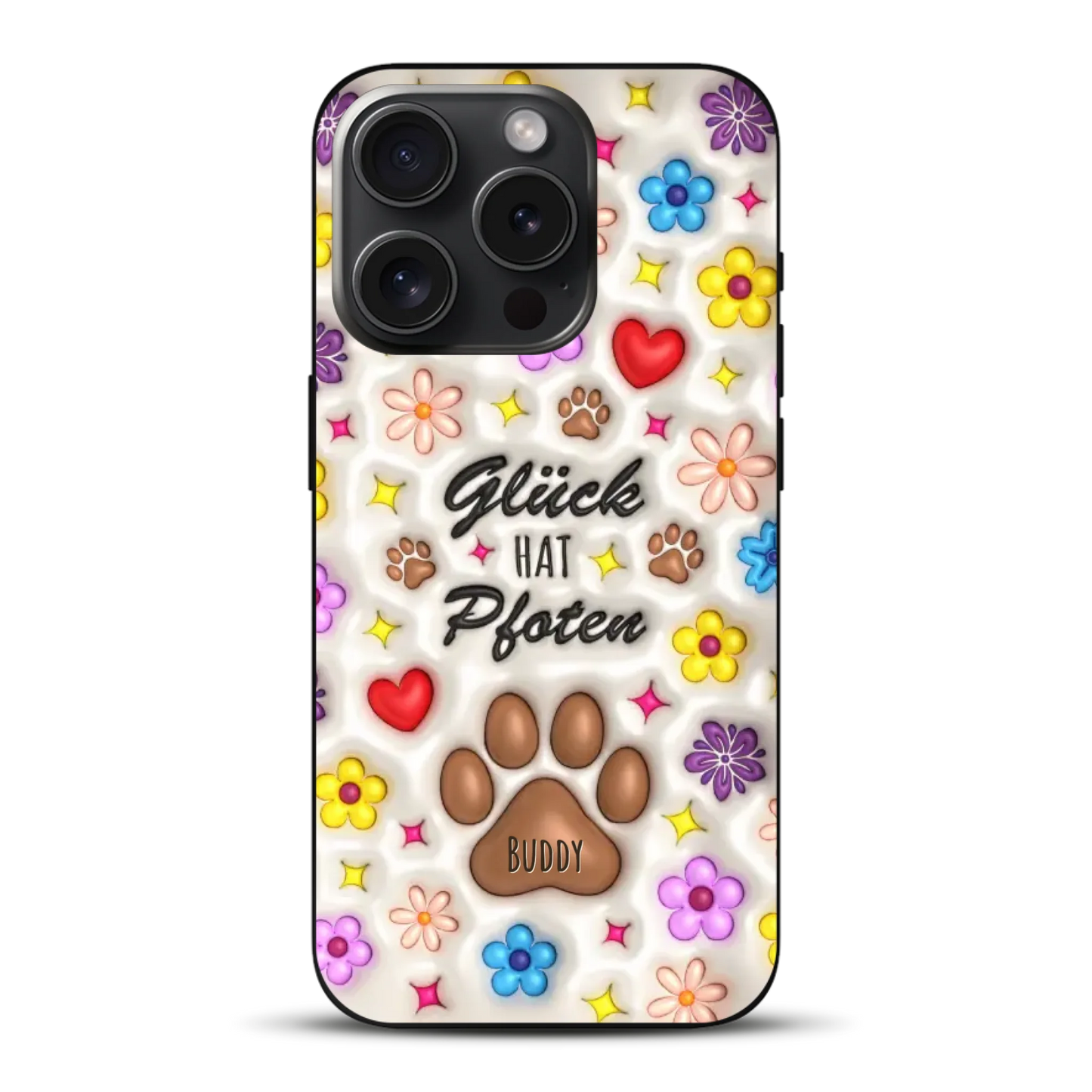 Glück hat Pfoten - Individuelle Handyhülle für iPhone