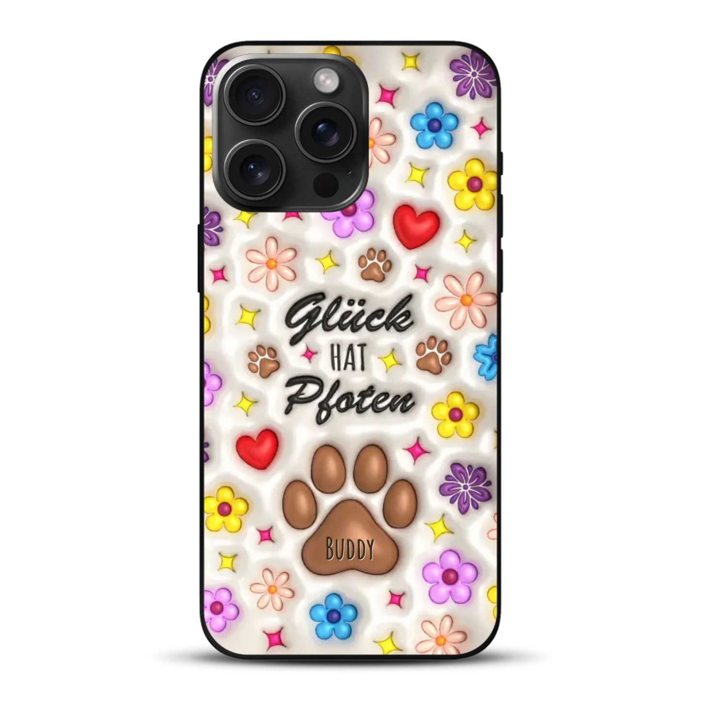 Glück hat Pfoten - Individuelle Handyhülle für iPhone