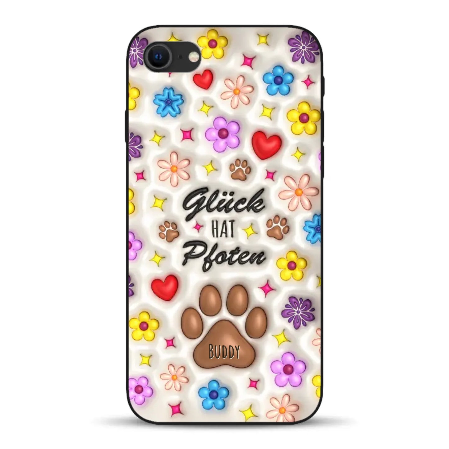 Glück hat Pfoten - Individuelle Handyhülle für iPhone