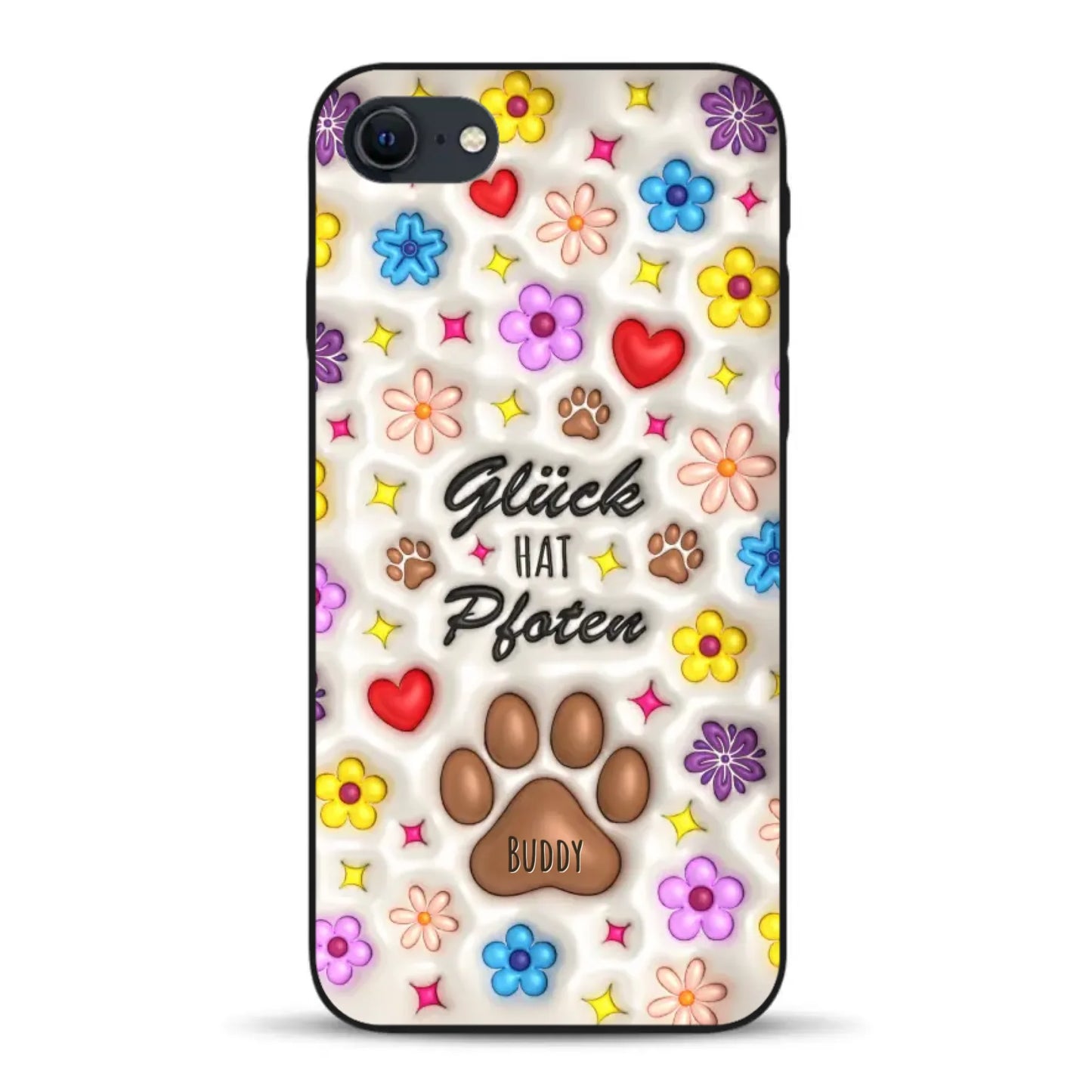 Glück hat Pfoten - Individuelle Handyhülle für iPhone