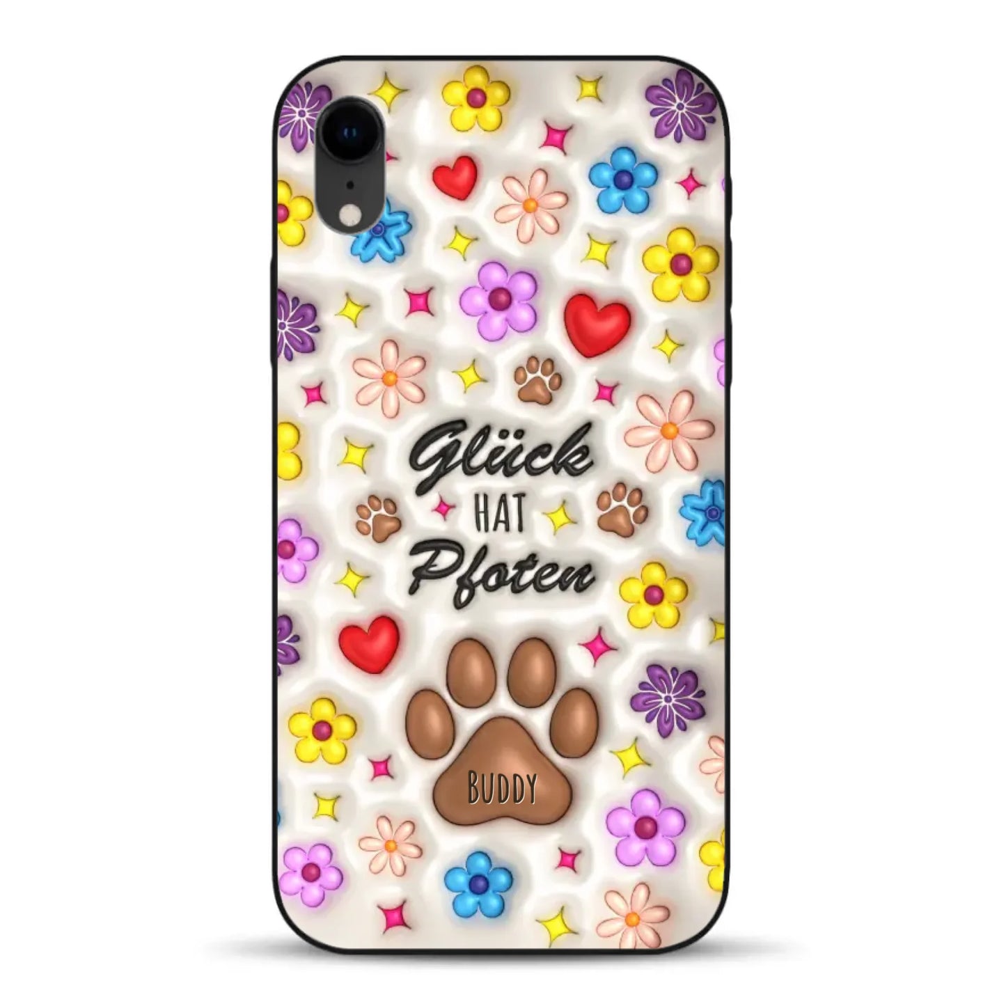 Glück hat Pfoten - Individuelle Handyhülle für iPhone