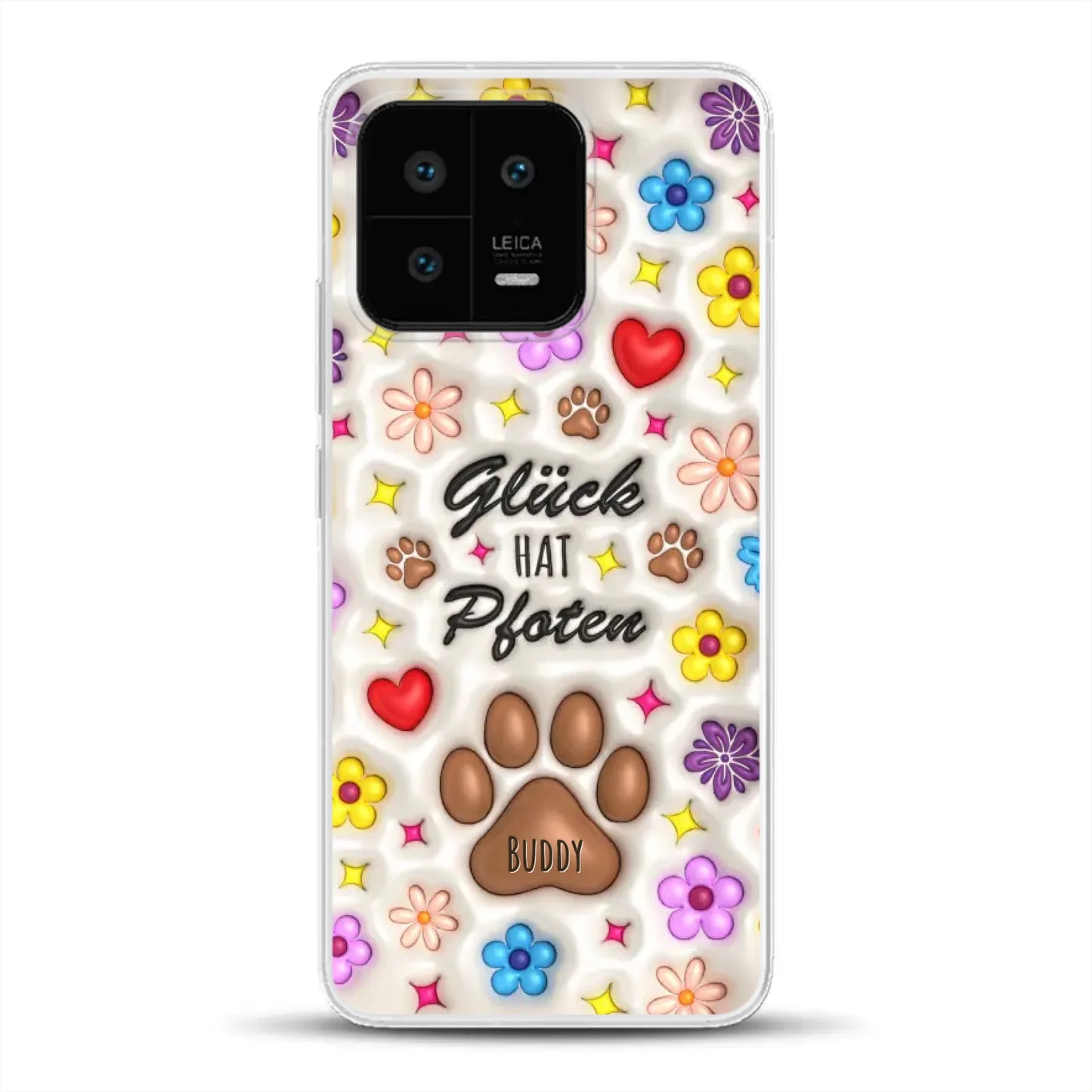 Glück hat Pfoten - Individuelle Handyhülle für Xiaomi