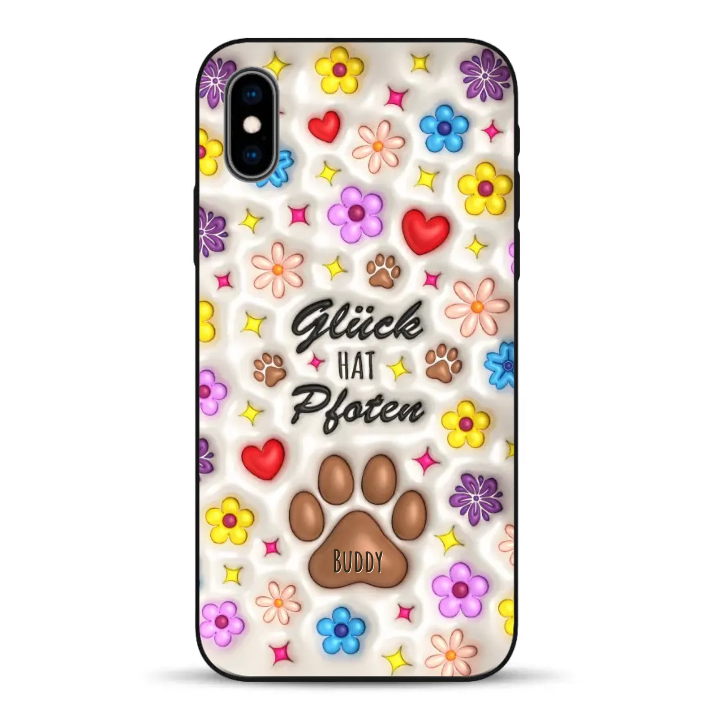 Glück hat Pfoten - Individuelle Handyhülle für iPhone