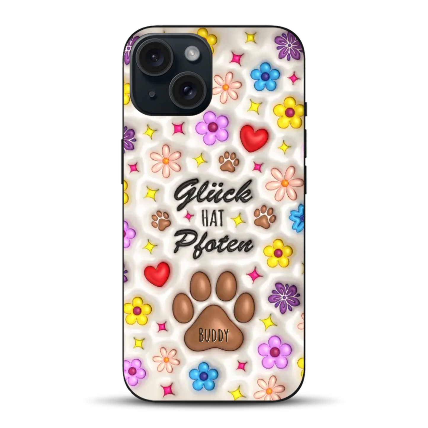 Glück hat Pfoten - Individuelle Handyhülle für iPhone
