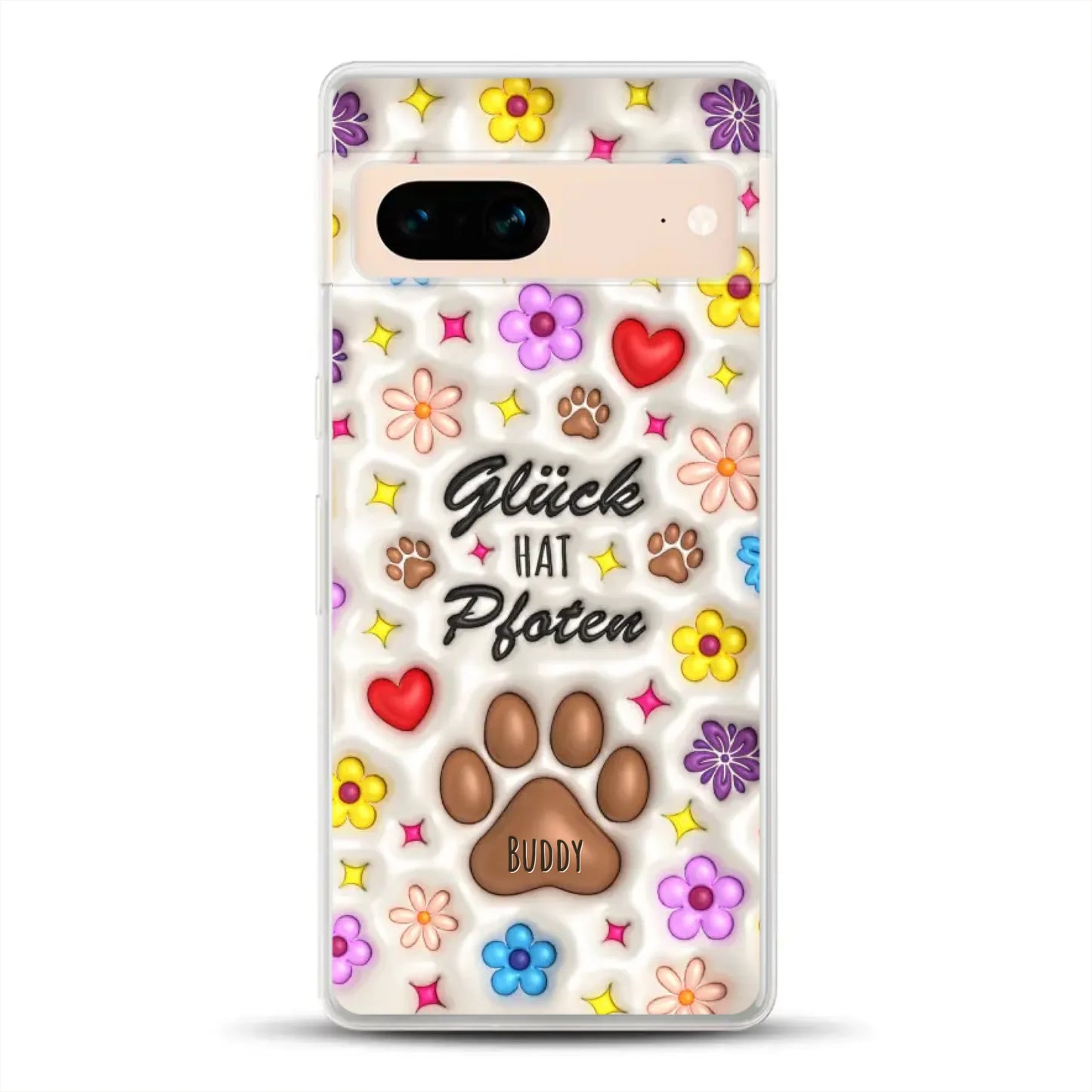 Glück hat Pfoten - Individuelle Handyhülle für Google