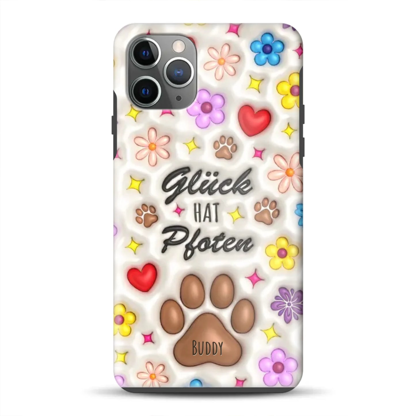 Glück hat Pfoten - Individuelle Premium Hülle für iPhone