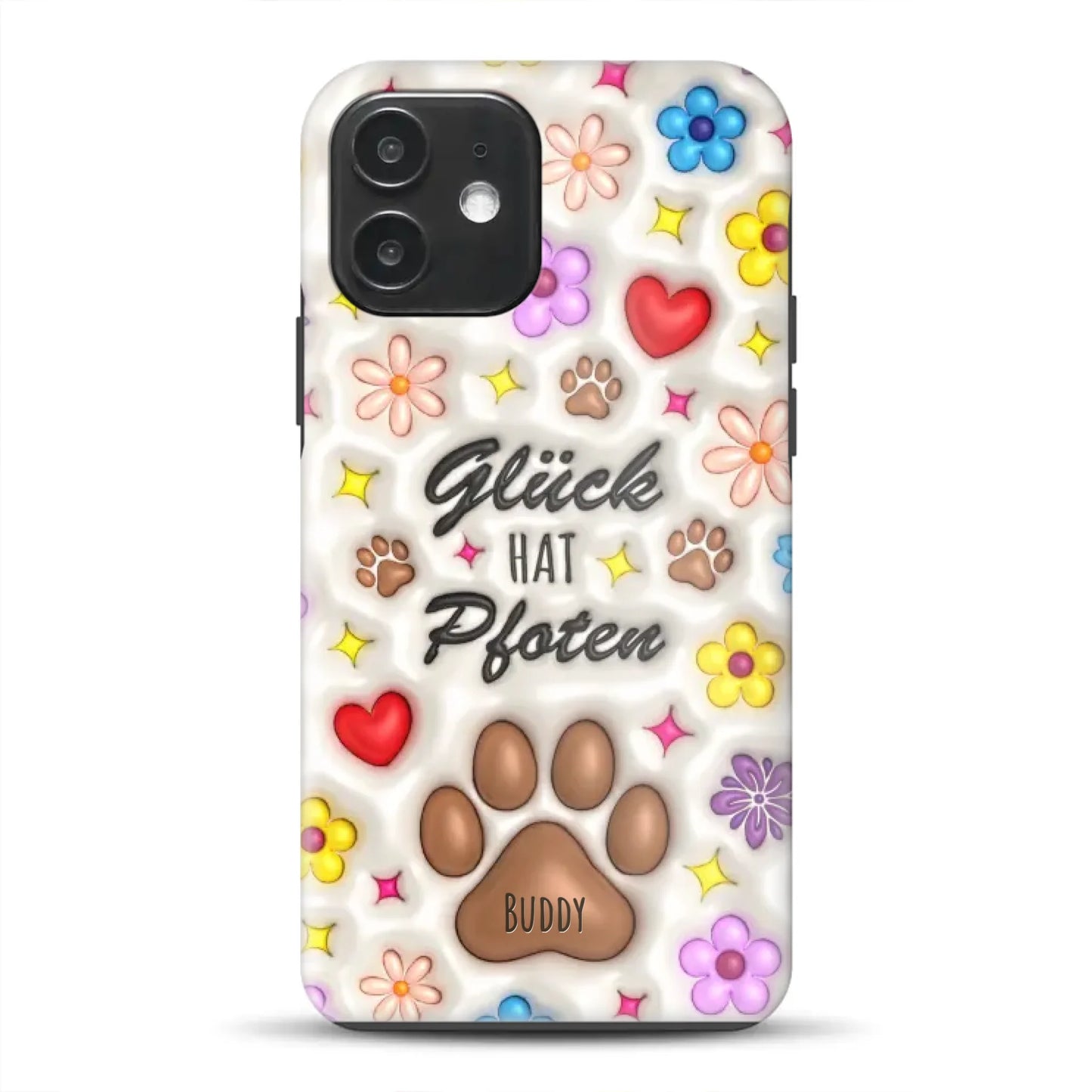 Glück hat Pfoten - Individuelle Premium Hülle für iPhone