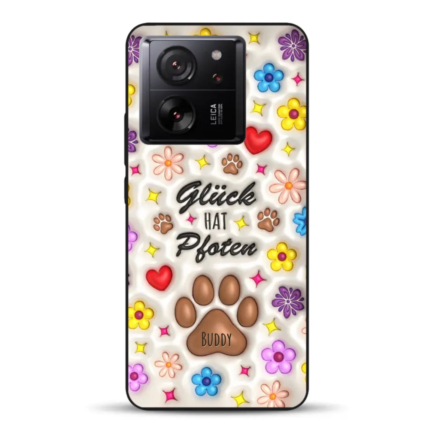 Glück hat Pfoten - Individuelle Handyhülle für Xiaomi