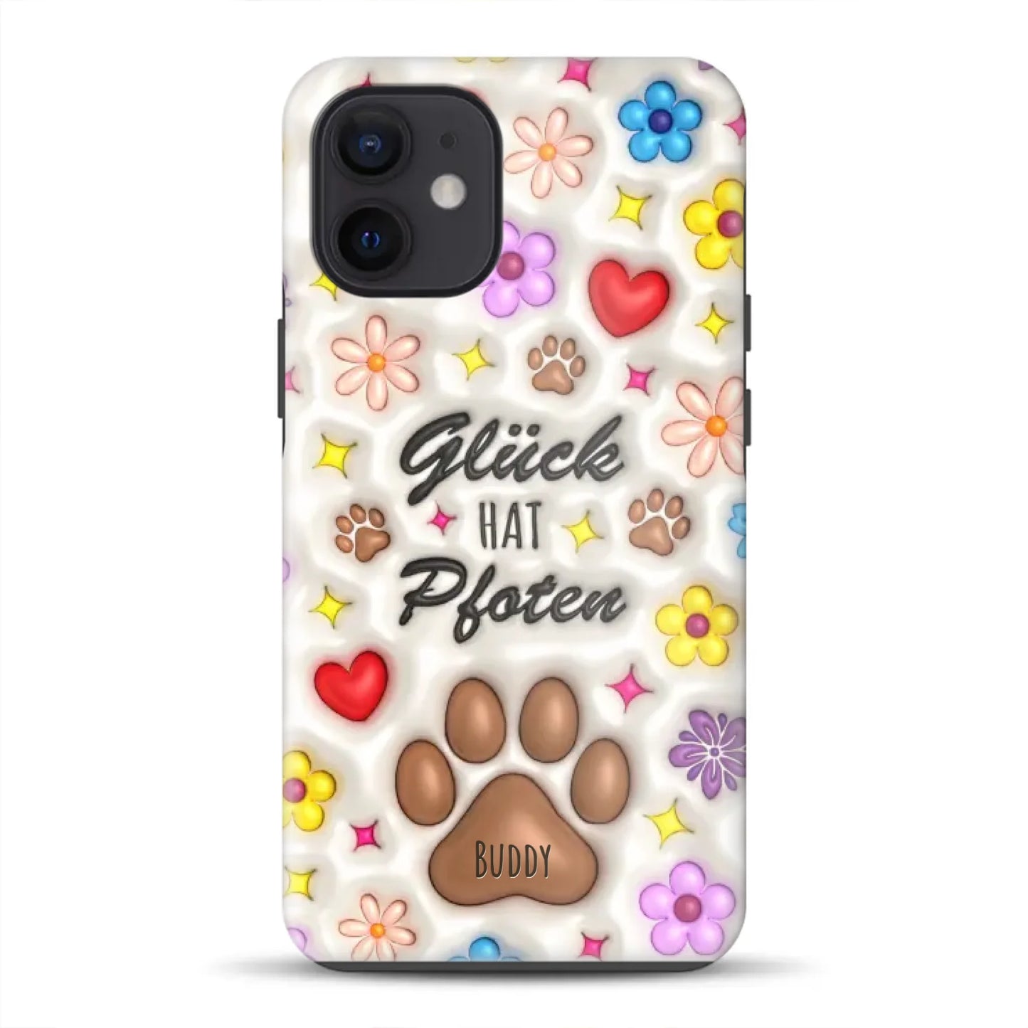 Glück hat Pfoten - Individuelle Premium Hülle für iPhone