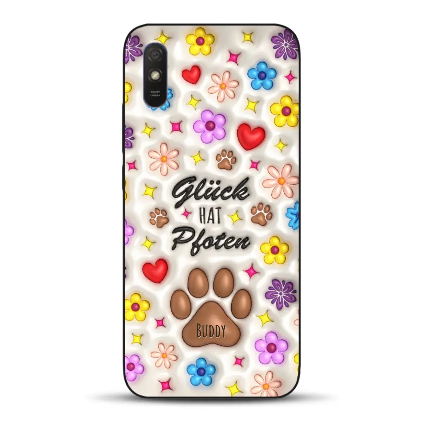 Glück hat Pfoten - Individuelle Handyhülle für Xiaomi