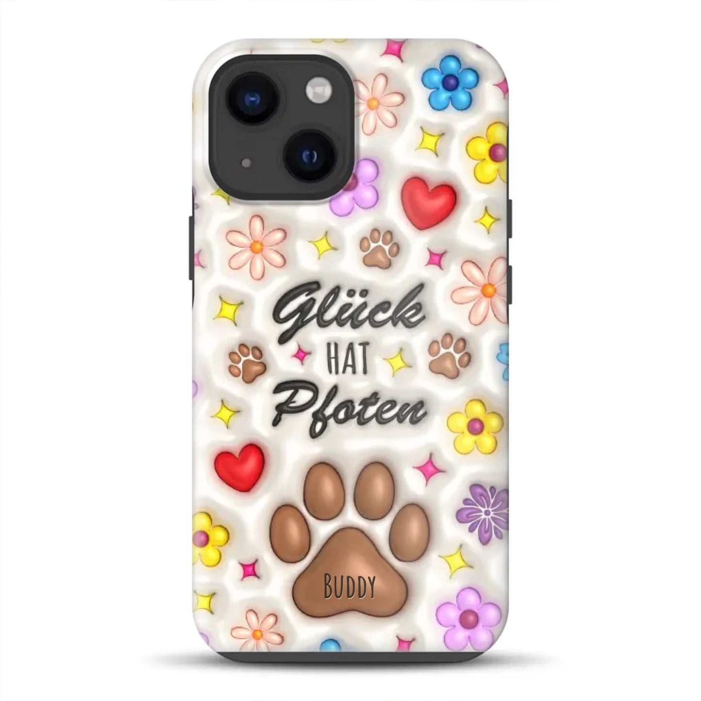Glück hat Pfoten - Individuelle Premium Hülle für iPhone
