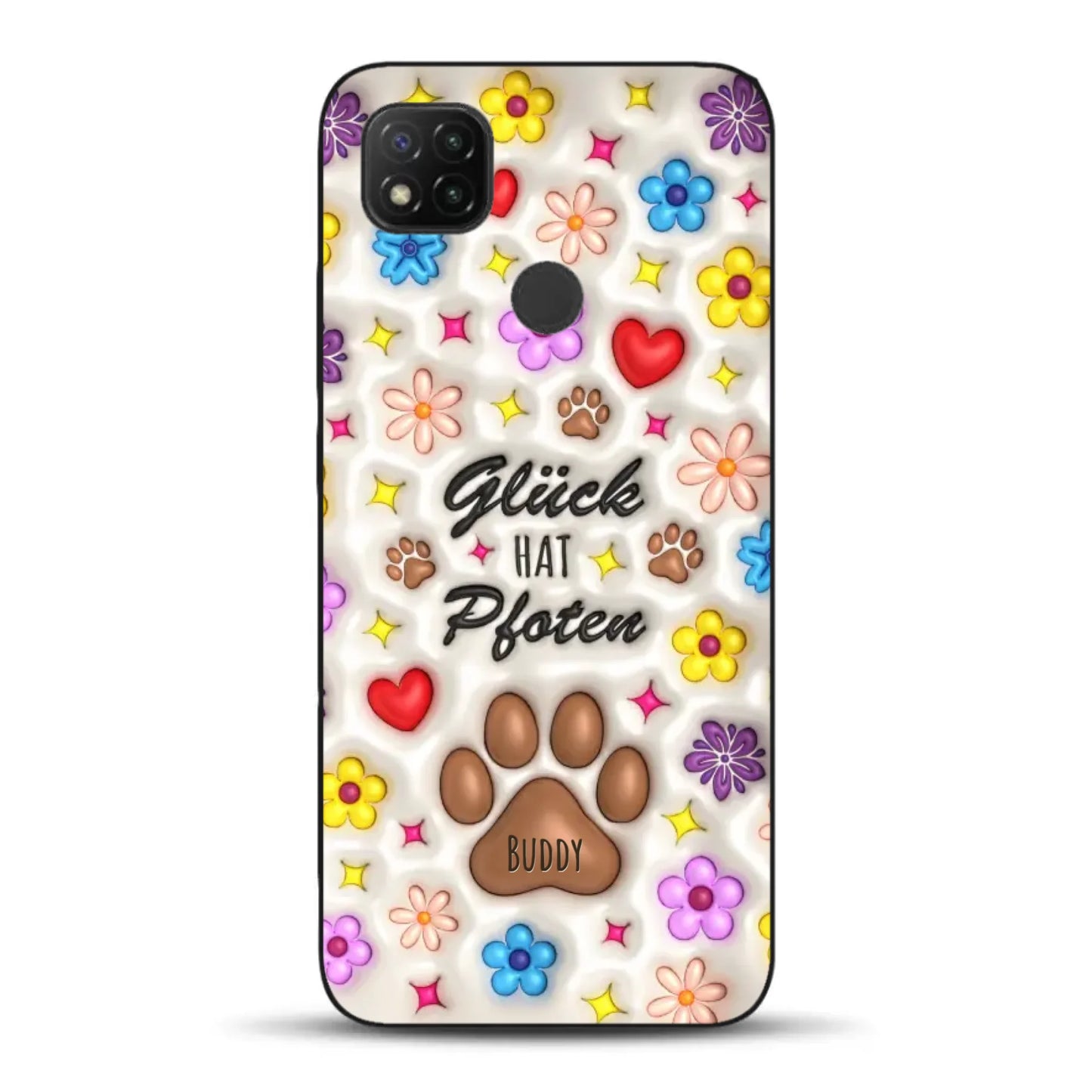 Glück hat Pfoten - Individuelle Handyhülle für Xiaomi