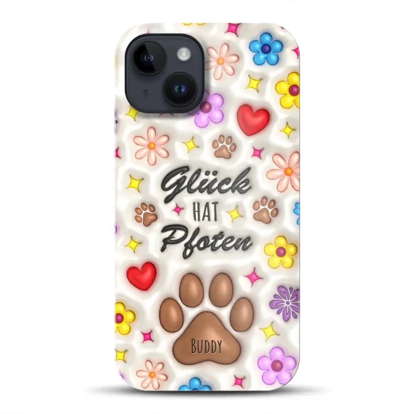 Glück hat Pfoten - Individuelle Premium Hülle für iPhone