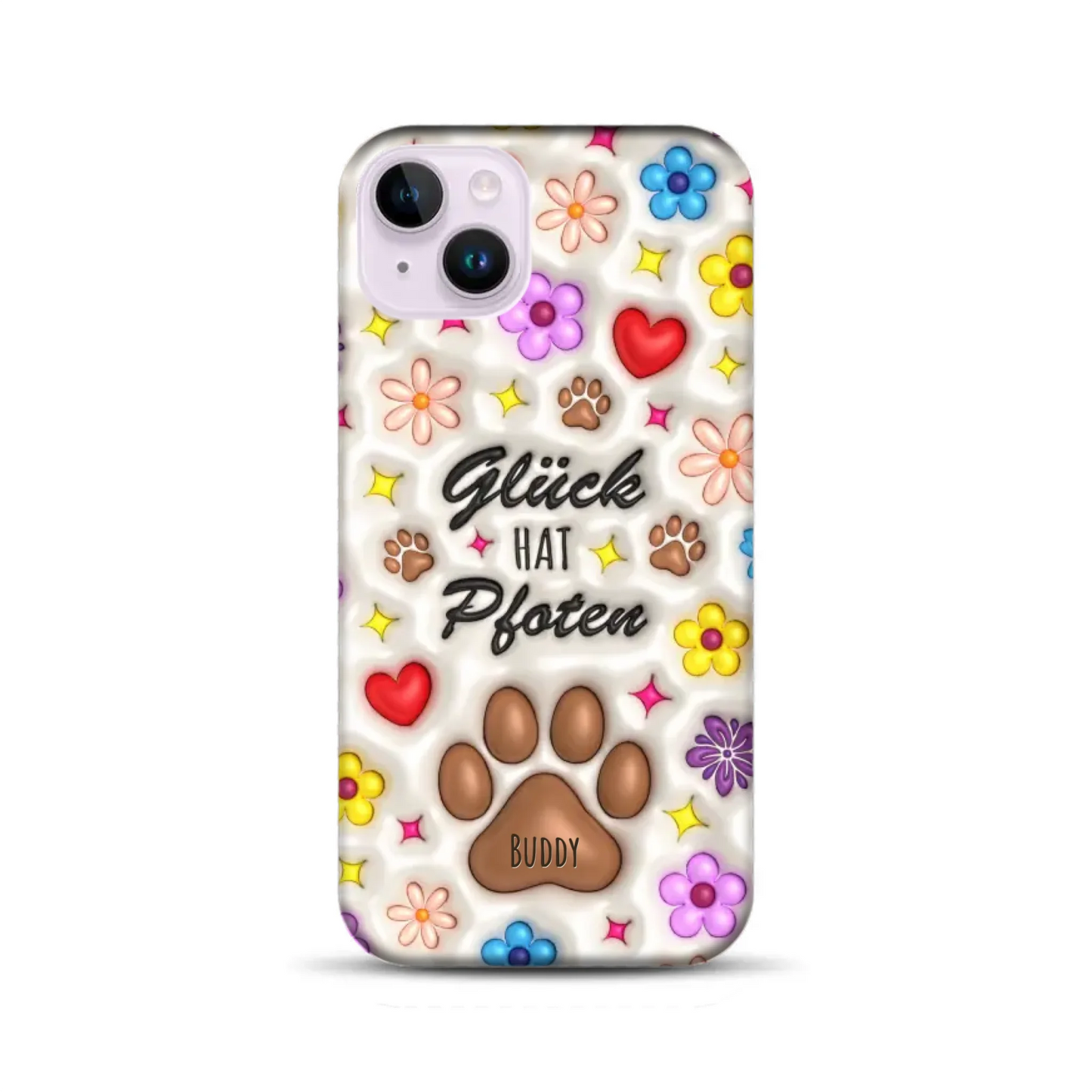 Glück hat Pfoten - Individuelle Premium Hülle für iPhone