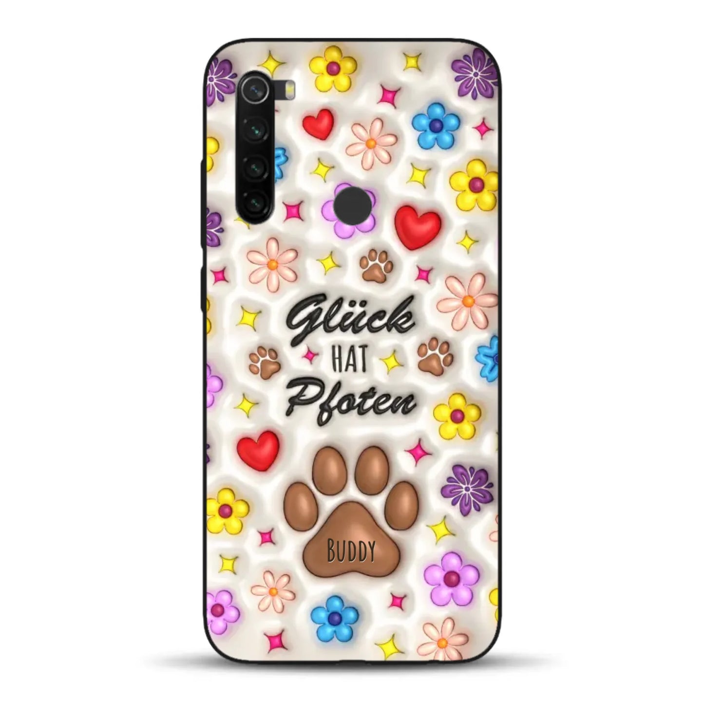 Glück hat Pfoten - Individuelle Handyhülle für Xiaomi