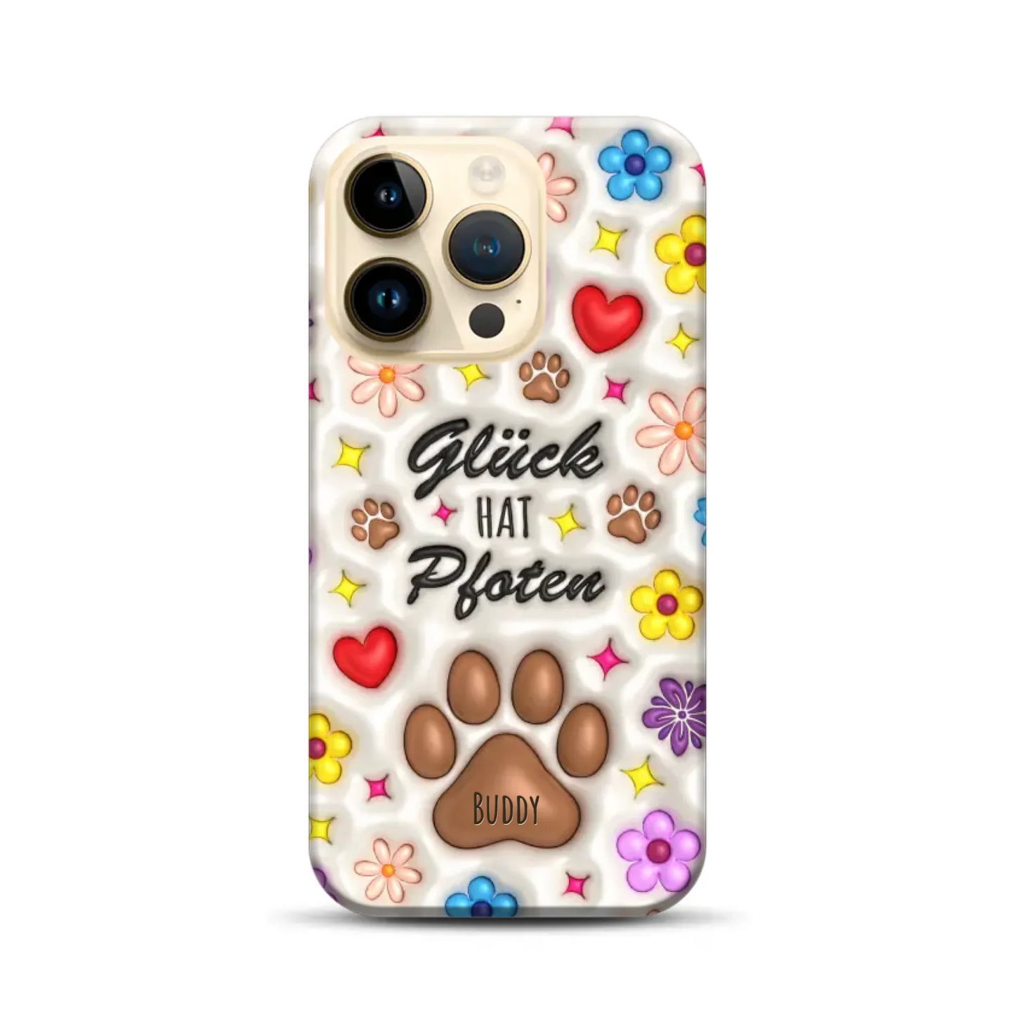 Glück hat Pfoten - Individuelle Premium Hülle für iPhone