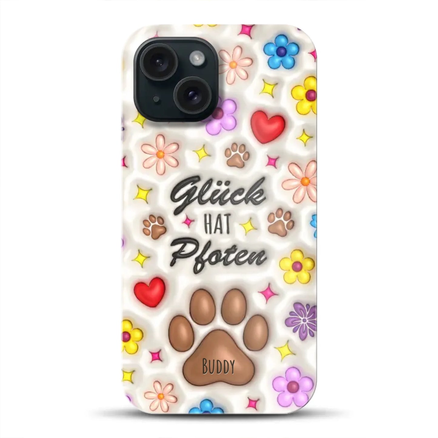 Glück hat Pfoten - Individuelle Premium Hülle für iPhone