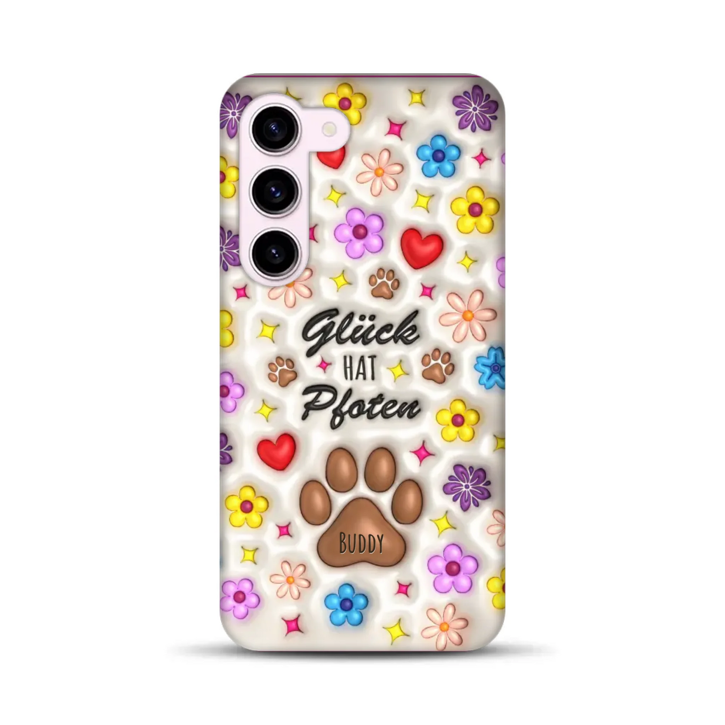 Glück hat Pfoten - Individuelle Premium Hülle für Samsung