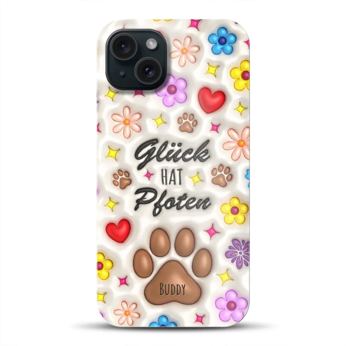 Glück hat Pfoten - Individuelle Premium Hülle für iPhone