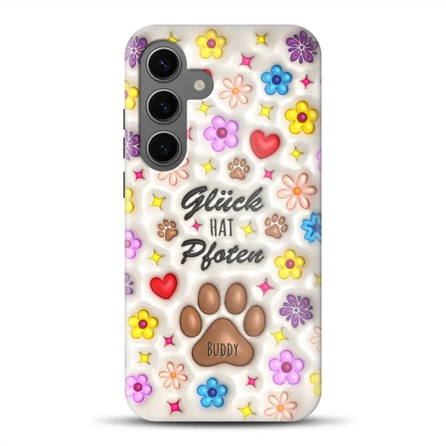 Glück hat Pfoten - Individuelle Premium Hülle für Samsung