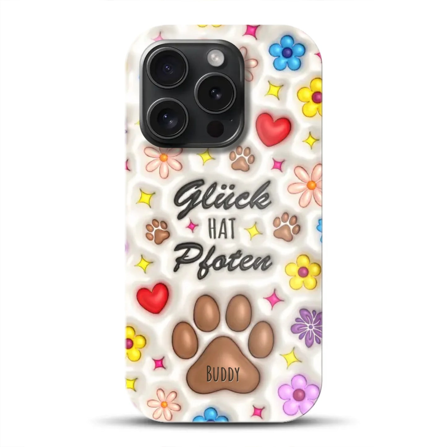 Glück hat Pfoten - Individuelle Premium Hülle für iPhone