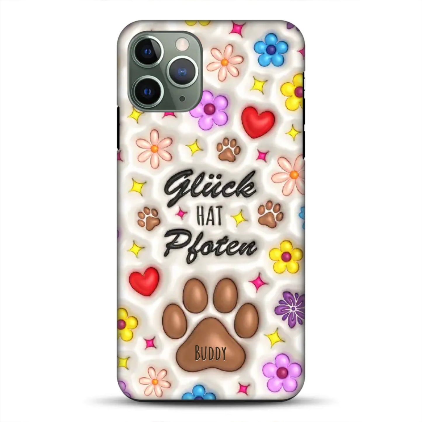 Glück hat Pfoten - Individuelle Premium Hülle für iPhone