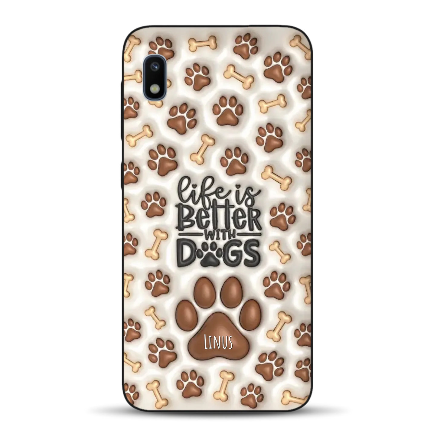 Life is better with Dogs - Individuelle Handyhülle für Samsung