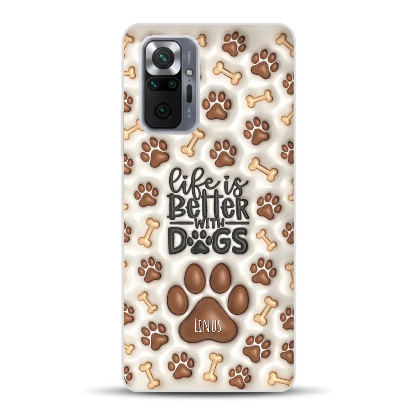 Life is better with Dogs - Individuelle Handyhülle für Xiaomi
