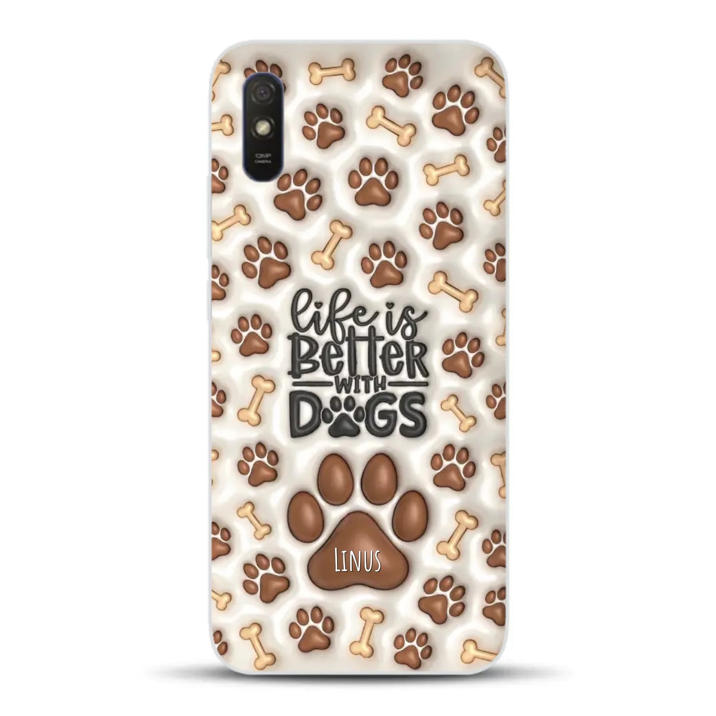 Life is better with Dogs - Individuelle Handyhülle für Xiaomi
