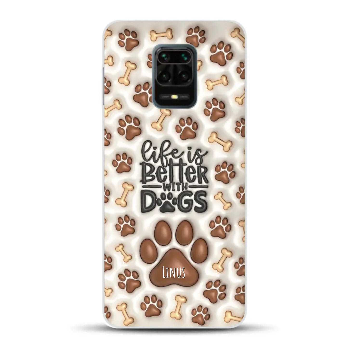 Life is better with Dogs - Individuelle Handyhülle für Xiaomi