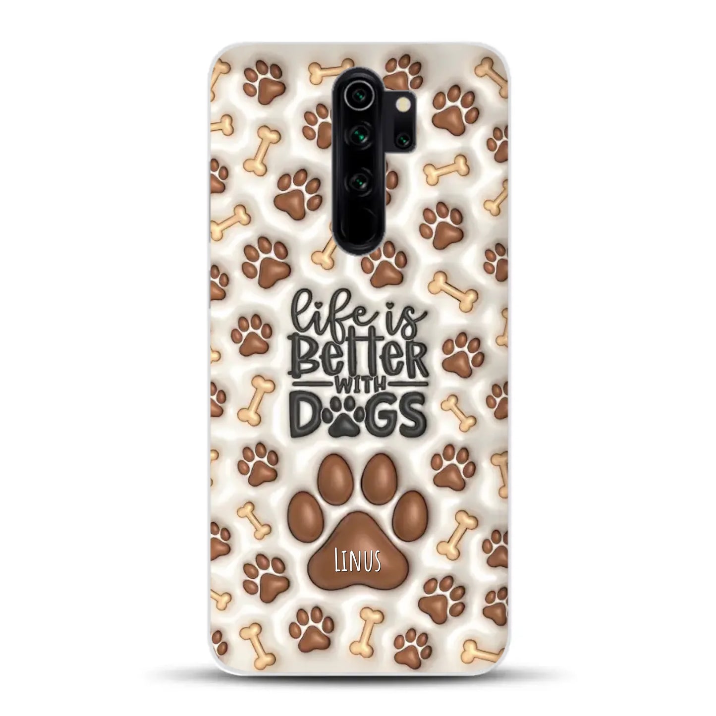 Life is better with Dogs - Individuelle Handyhülle für Xiaomi