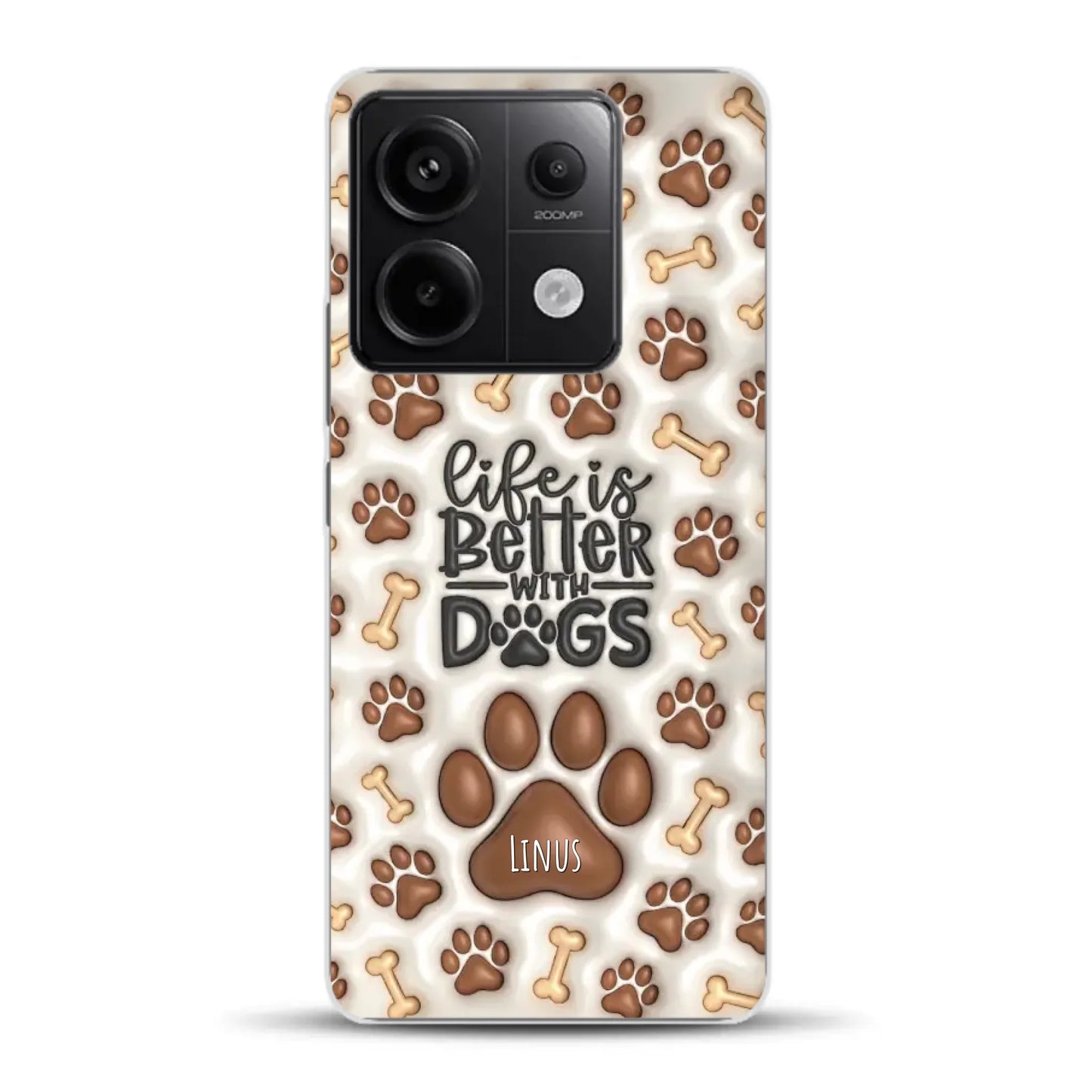 Life is better with Dogs - Individuelle Handyhülle für Xiaomi