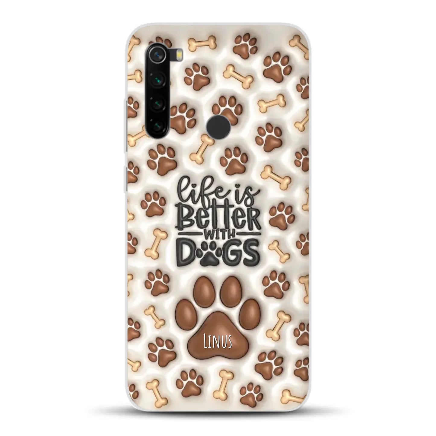 Life is better with Dogs - Individuelle Handyhülle für Xiaomi